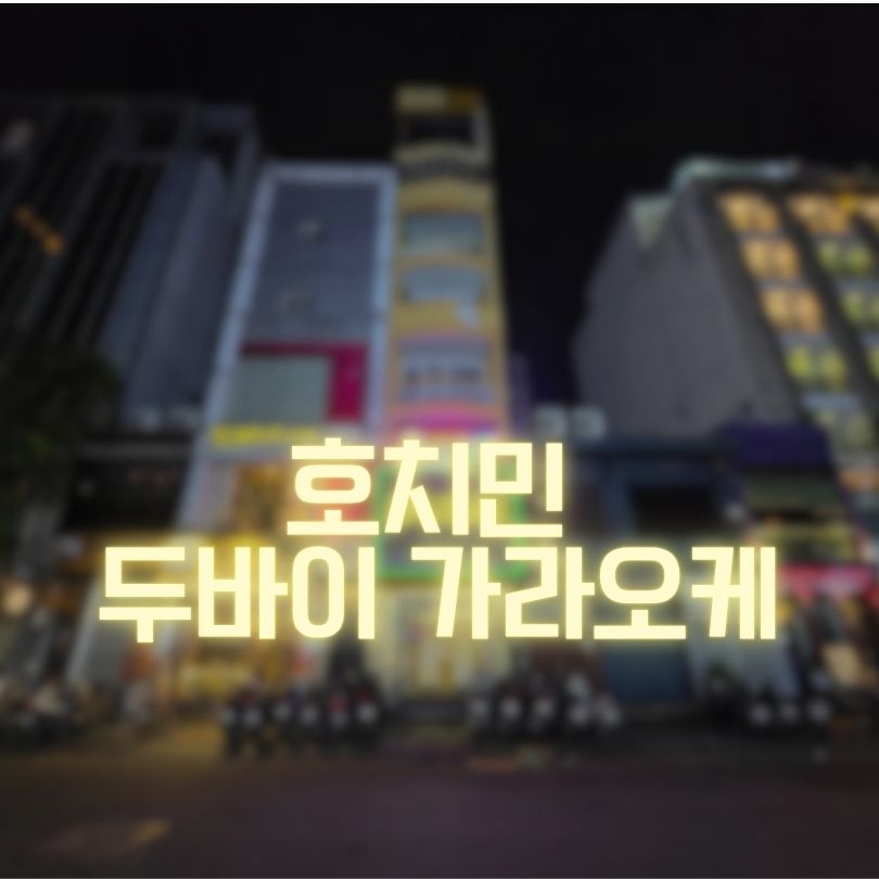 호치민 두바이 가라오케 정보 후기까지