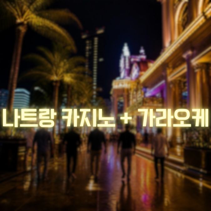 나트랑 카지노 가라오케 남자여행 밤 코스를 효율적으로 짜는 방법